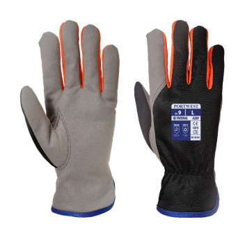 A280 Wintershield Glove Black/Orange Medium