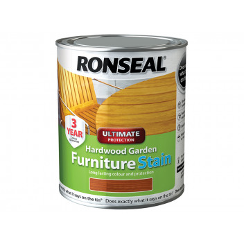 Ronseal Ultimate Protection Hardwood Garden Furniture Stain Natural Cedar 750ml