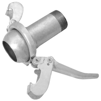 LEVER LOCK MALE BSPT 2 C/W CLOSURE RING