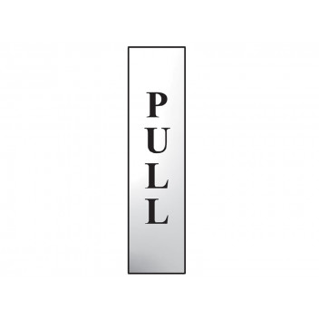 Scan Pull Vertical - Polished Chrome Effect 50 x 200mm