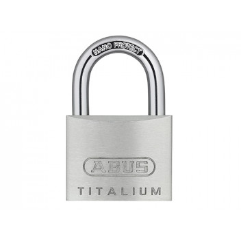 ABUS Mechanical 64TI/40mm TITALIUM Padlock Twin Pack