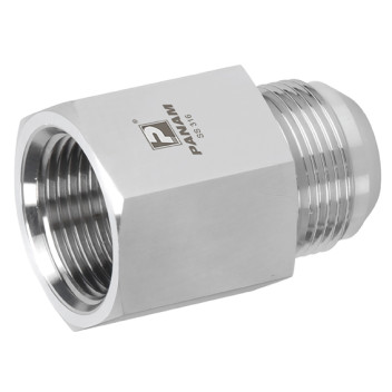 25MM OD X 1\" BSPP FEMALE ST/ST 37?JIC