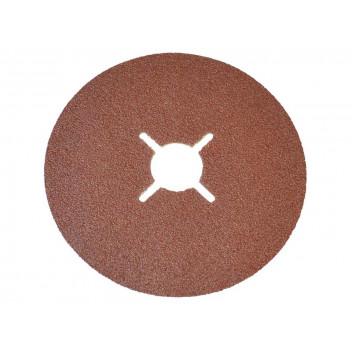 Faithfull Fibre Backed Sanding Discs 178 x 22mm 40G (Pack 25)