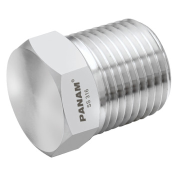 1/4\" NPT MALE 316 PIPE PLUG