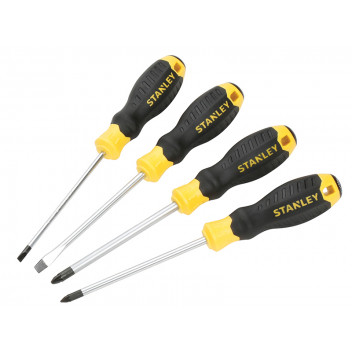 Stanley Tools Essential Screwdriver Set, 4 Piece SL/PZ