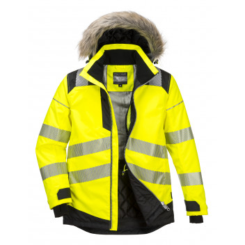 PW369 PW3 Hi-Vis Winter Parka Jacket  Small