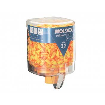 Moldex Disposable Foam Earplugs Mellows Station (250 Pairs) SNR 22 dB