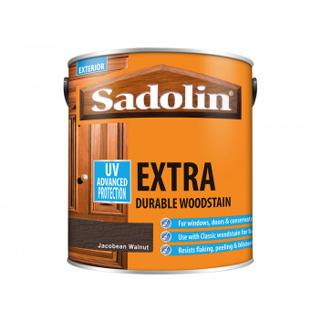 Sadolin Extra Durable Woodstain Jacobean Walnut 2.5 litre