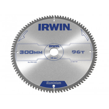 IRWIN Professional Aluminium Circular Saw Blade 300 x 30mm x 96T TCG