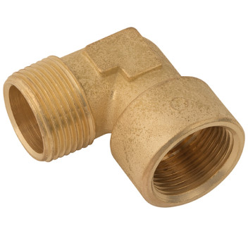 3/8\" BSPT Male x 3/8\" BSPT Female Equal Elbow
