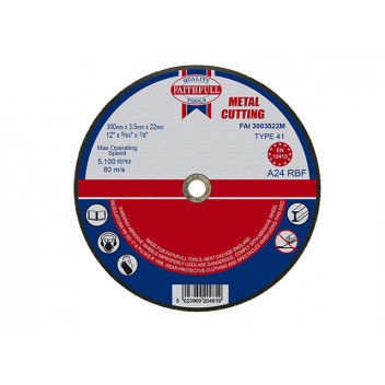 Faithfull Metal Cut Off Disc 300 x 3.5 x 22.23mm