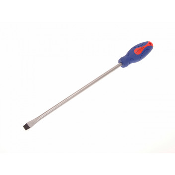 Faithfull Soft Grip Screwdriver Flared Slotted Tip 10.0 x 300mm