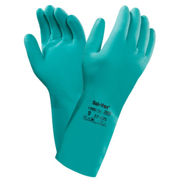 Ansell Solvex 37-675 Glove Green Size 10