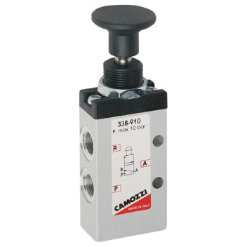 1/8 3/2 PUSH/PULL KNOB MONOSTABLE