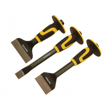 Roughneck Chisel & Bolster 3 Piece Set 76 x 254mm 70 x 216mm & 254 x 25mm