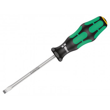 Wera Kraftform 334 Screwdriver Flared Slotted Tip 5.0 x 100mm