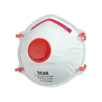 Scan Moulded Disposable Valved Masks FFP3 (Pack 2)