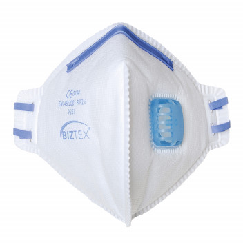 P251 FFP2 Valved Fold Flat Respirator White