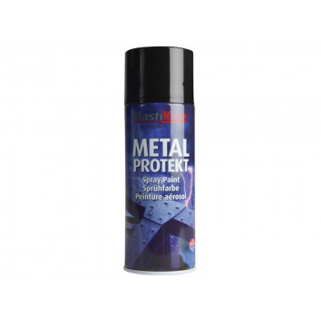 PlastiKote Metal Protekt Spray Gloss Black 400ml