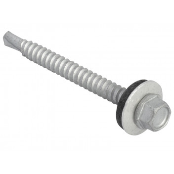TechFast Hex Head Roofing Screw Self-Drill Light Section 5.5 x 57mm Pack 50