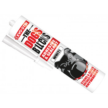 EVO-STIK The Dog\'s B*ll*cks Multipurpose Adhesive & Sealant White 290ml
