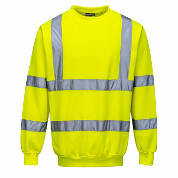 B303 Hi-Vis Sweatshirt Yellow Medium