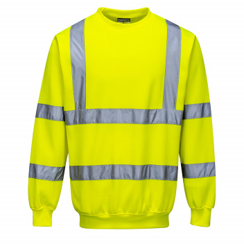 B303 Hi-Vis Sweatshirt Yellow Small