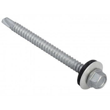 TechFast Hex Head Roofing Screw Self-Drill Light Section 5.5 x 70mm Pack 50