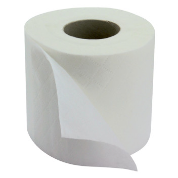 40 2 PLY WHITE TOILET ROLLS X 210 SHEETS