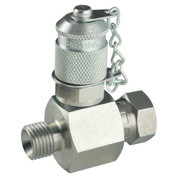 1/4\" BSP Male In-line Tee Test Point