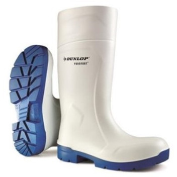 Dunlop Purofort Multigrip Safety Wellington Boots Size 8 White