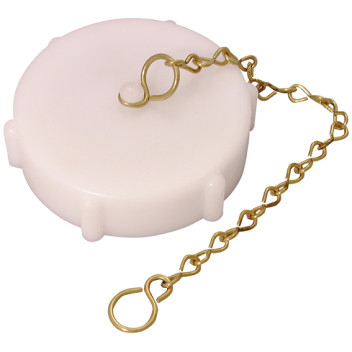 3\" URT POLY BLANKING CAP AND CHAIN