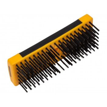 Roughneck Heavy-Duty Scrub Brush Soft Grip 200mm (8in) NO Handle