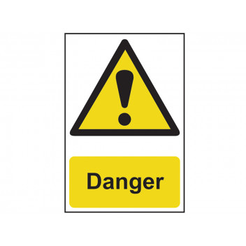 Scan Danger - PVC 200 x 300mm