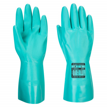 A810 Nitrosafe Chemical Gauntlet Green Small