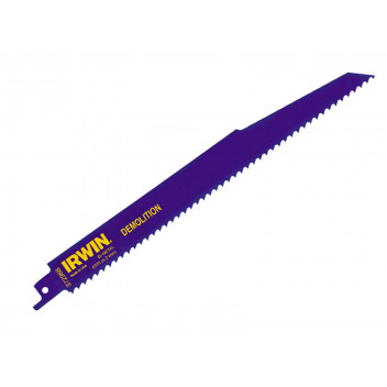 IRWIN 966R 225mm Sabre Saw Blade Demolition Pack of 5