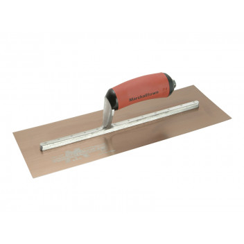 MPB145GSD Pre-Worn PermaShape Finishing Gold S/S Trowel DuraSoft 14 x 5in