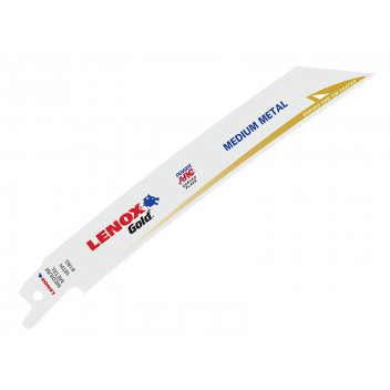 LENOX 618GR Gold Metal Cutting Reciprocating Saw Blades 150mm 18 TPI (Pack 5)