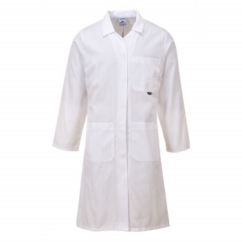 LW63 Standard Ladies Coat White XL