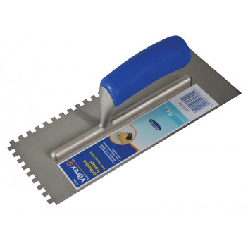 Vitrex Notched Adhesive Trowel Square 6mm Soft Grip Handle 11 x 4.1/2in