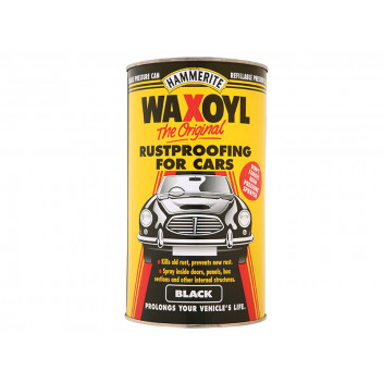 Hammerite Waxoyl Black Pressure Can 2.5 Litre