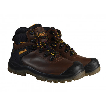 DEWALT Newark S3 Waterproof Safety Hiker Brown Boots UK 6 EUR 39/40