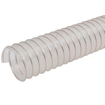120MM LIGHT PUR DUCTING 0.4MM WALL 10M