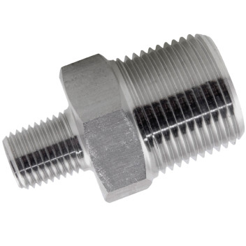 3/8 X 1/4 BSPT M/M RED NIPPLE 3K 316L
