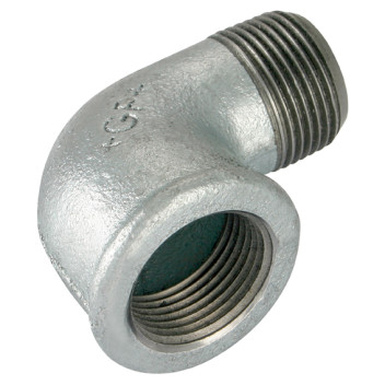 1\" BSP/T MALE/FEM ELBOW 90 GALVANISED GF92G
