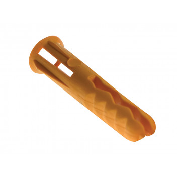 Plasplugs SYP 501 Solid Wall Super Grips Fixings Yellow (100)