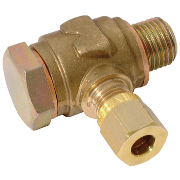 1/2\" BSPP Male x 12mm OD Single Banjo Coupling with Steel Bolt