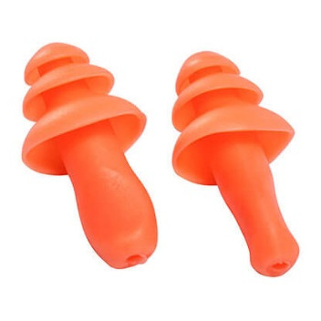 EP10 - Reusable TPR Ear Plugs Orange (50 Pairs)