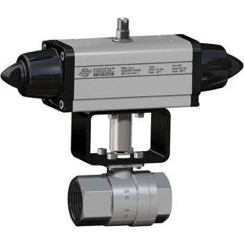 1/2\" BSP SINGLE ACT/SPRING RETN ST/ST