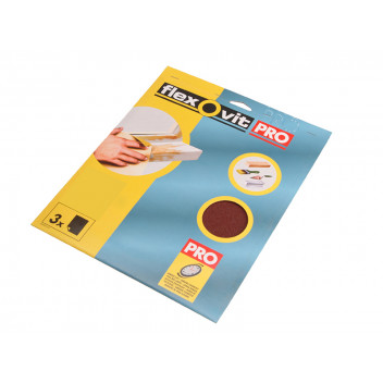 Flexovit Aluminium Oxide Sanding Sheets 230 x 280mm Assorted (25)